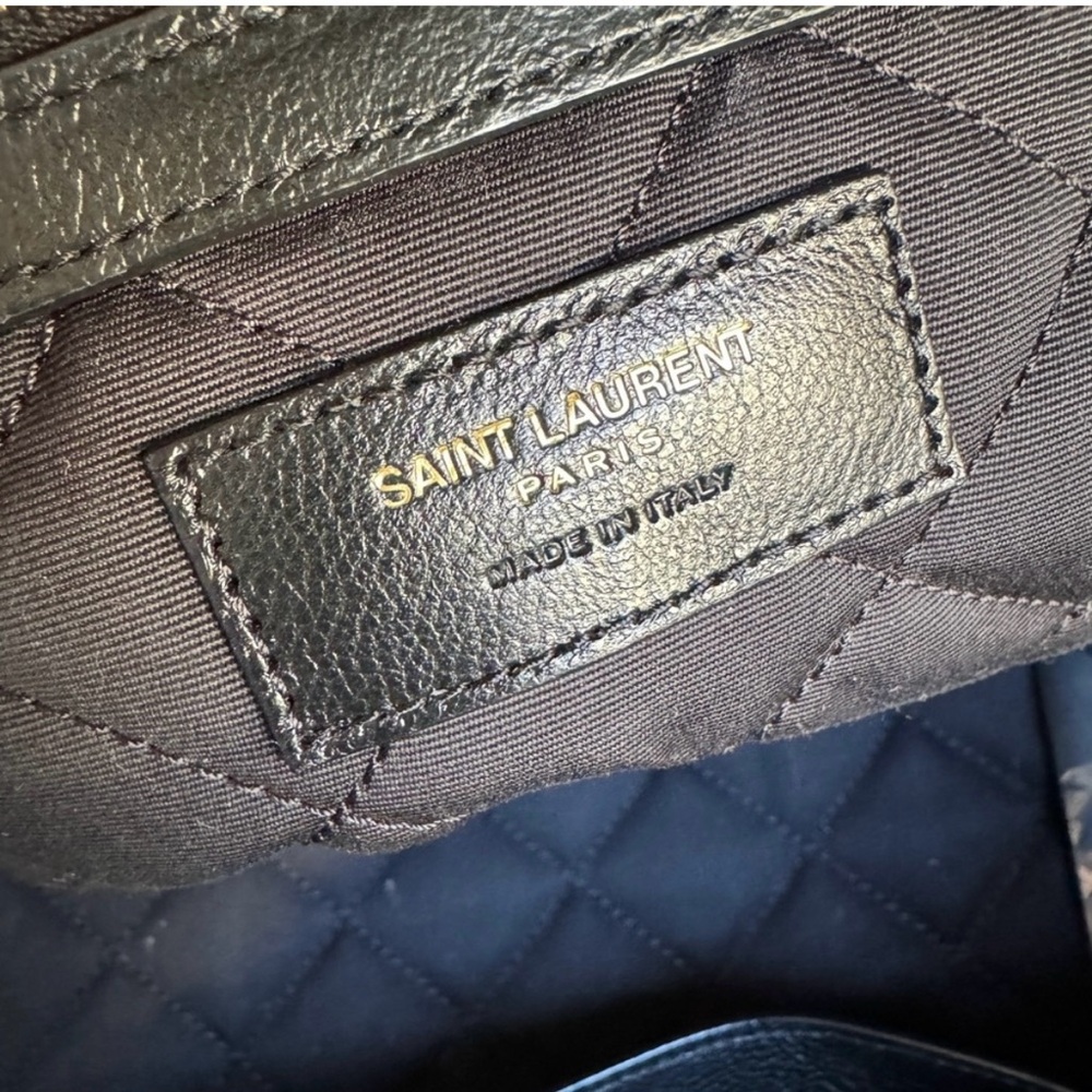 🔥 YSL - Saint Laurent ES Giant Travel Weekender Bag in quilted leather - Picture 12 of 15